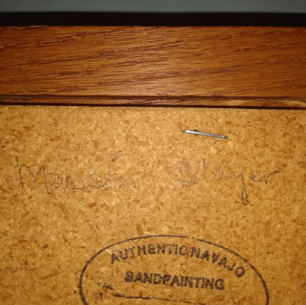 Vintage Navajo Sand Painting 